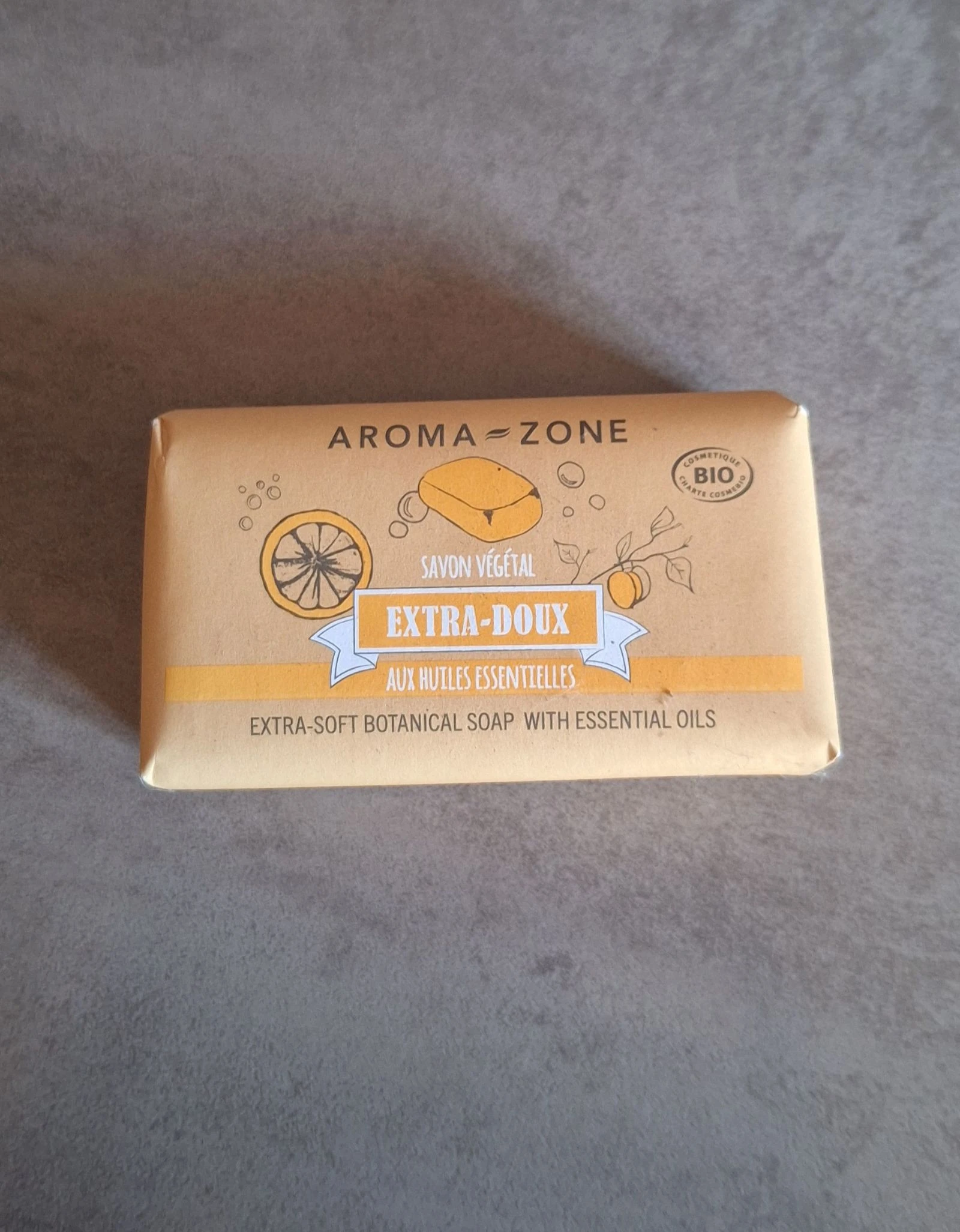 Savon végétal extra-doux aux huiles essentielles Aroma-Zone 🌿 🧡